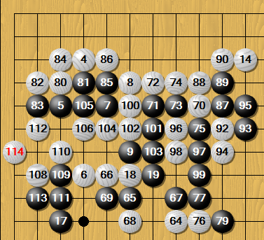 20100415 对弈 围棋 局部